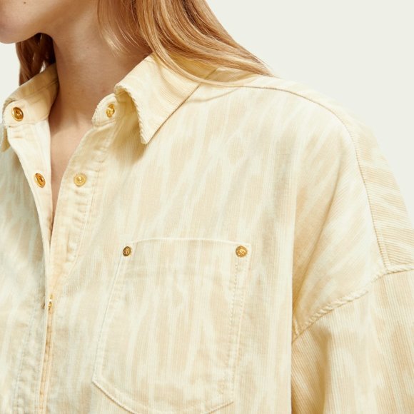 Scotch & Soda Oversized boxy Corduroy Shirt - Picture 4 of 14